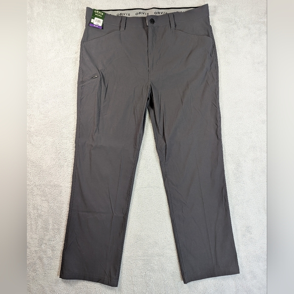 Orvis Other - Orvis Tech Pants Mens 40x32 Gray Stretch Outdoor NWT